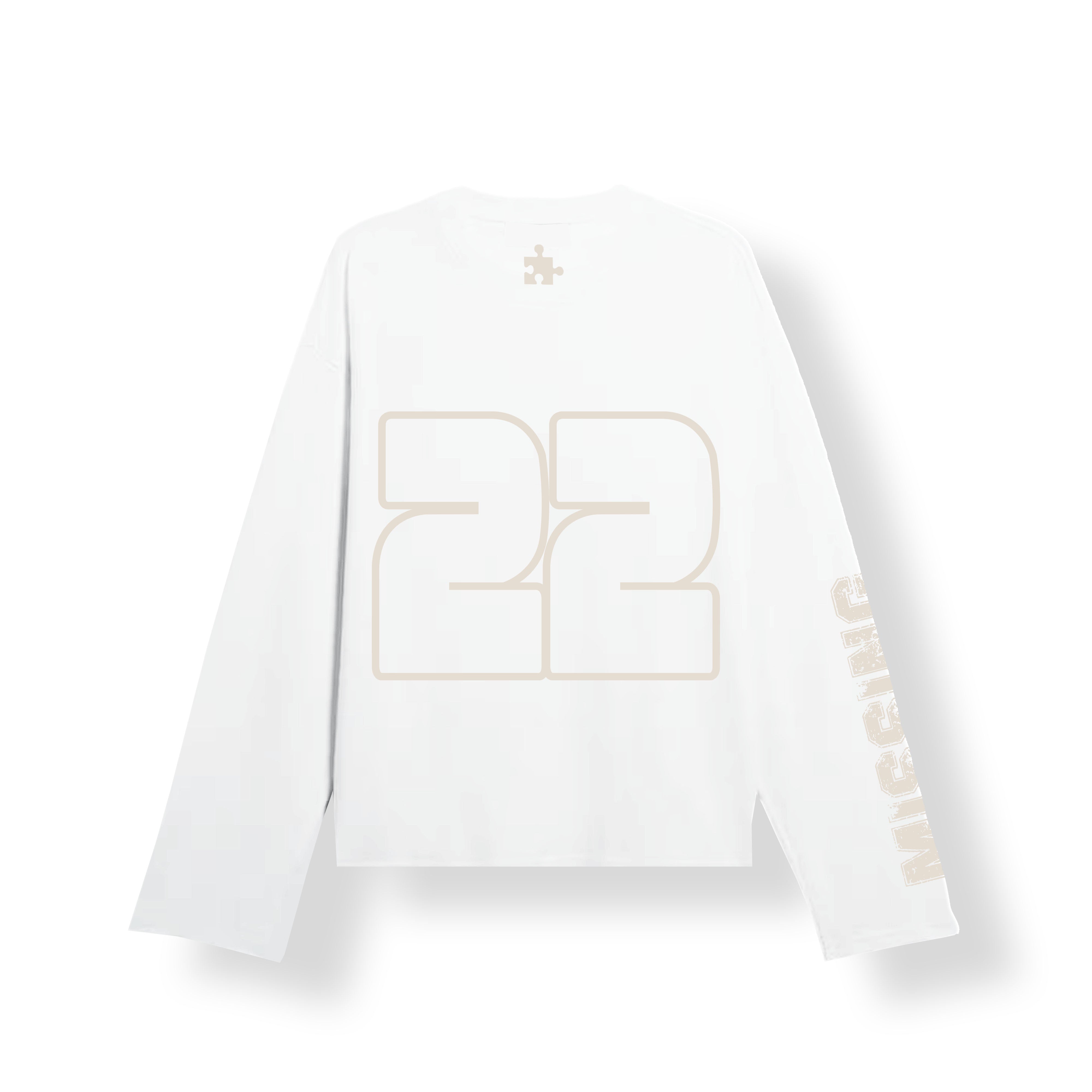 The Missing Longsleeve (White/Beige)