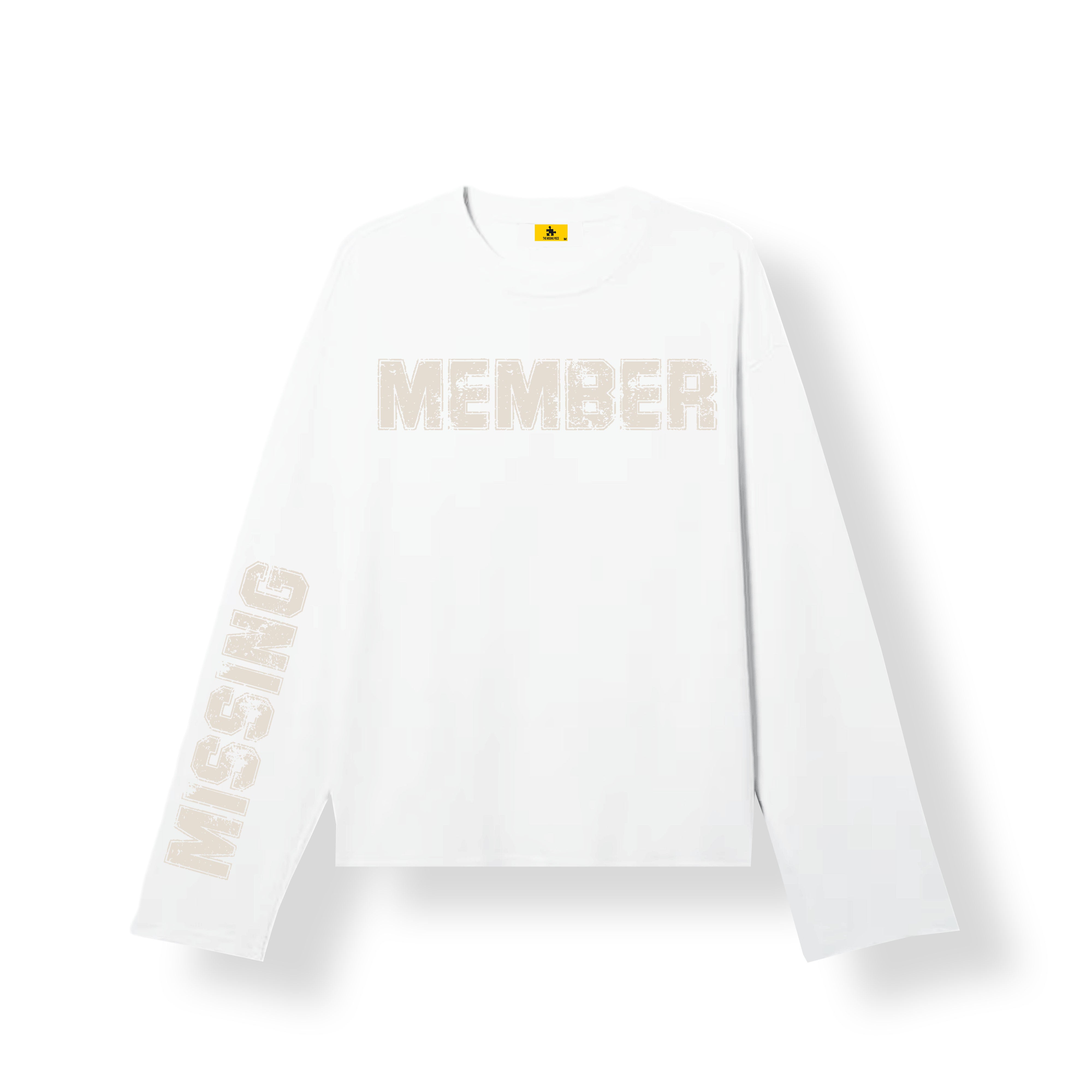 The Missing Longsleeve (White/Beige)