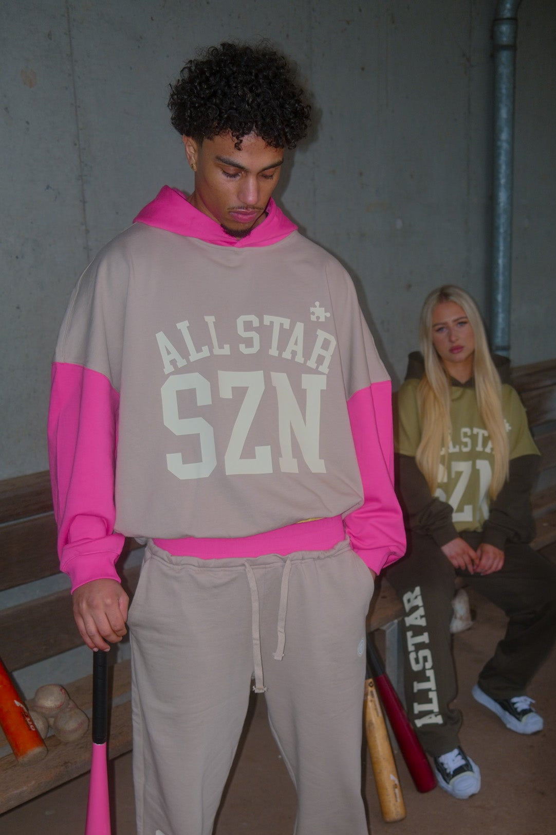 Sudadera con capucha de pretemporada All-Star (rosa encantador)