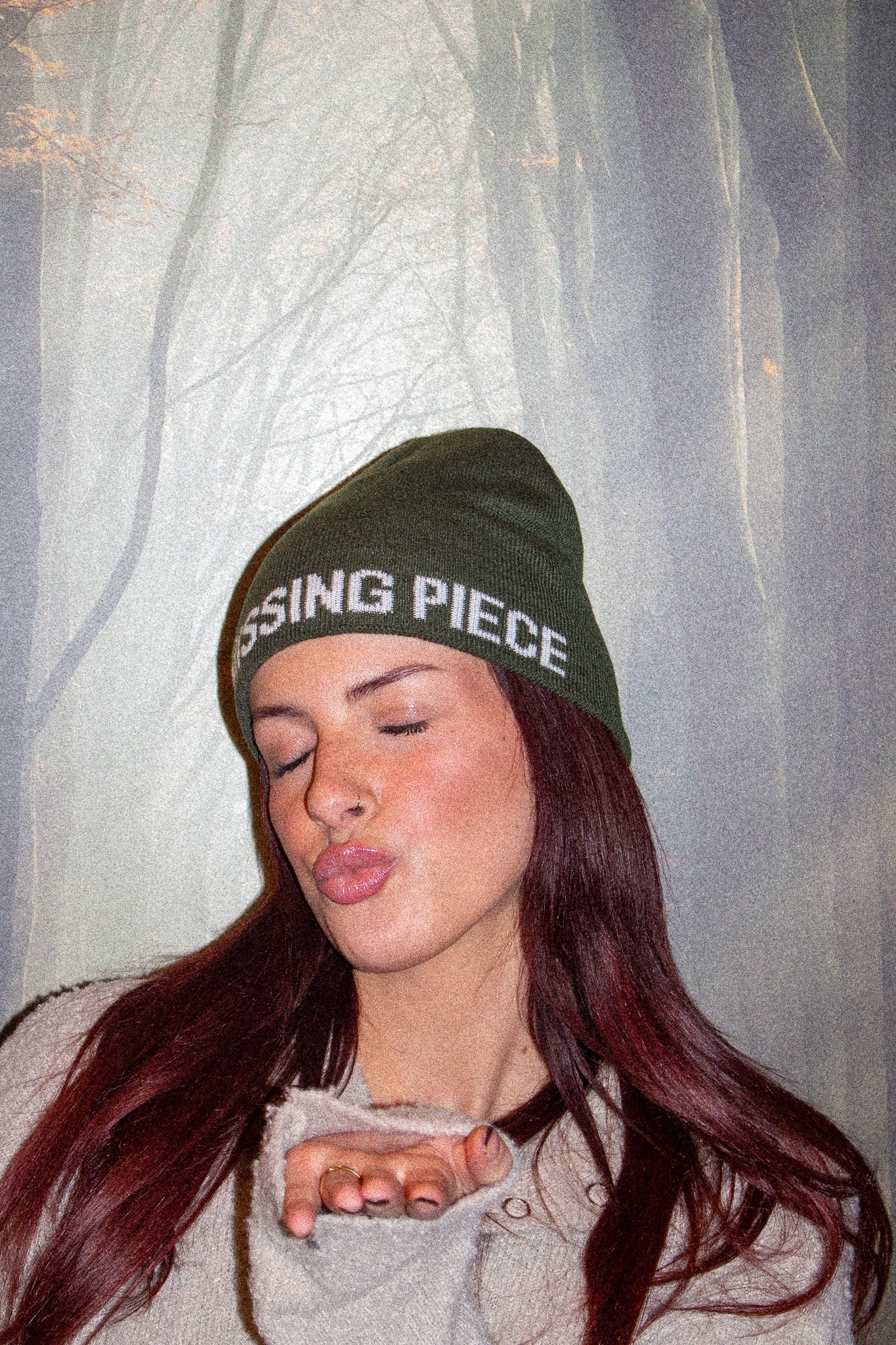 Gorro extraviado (verde militar)