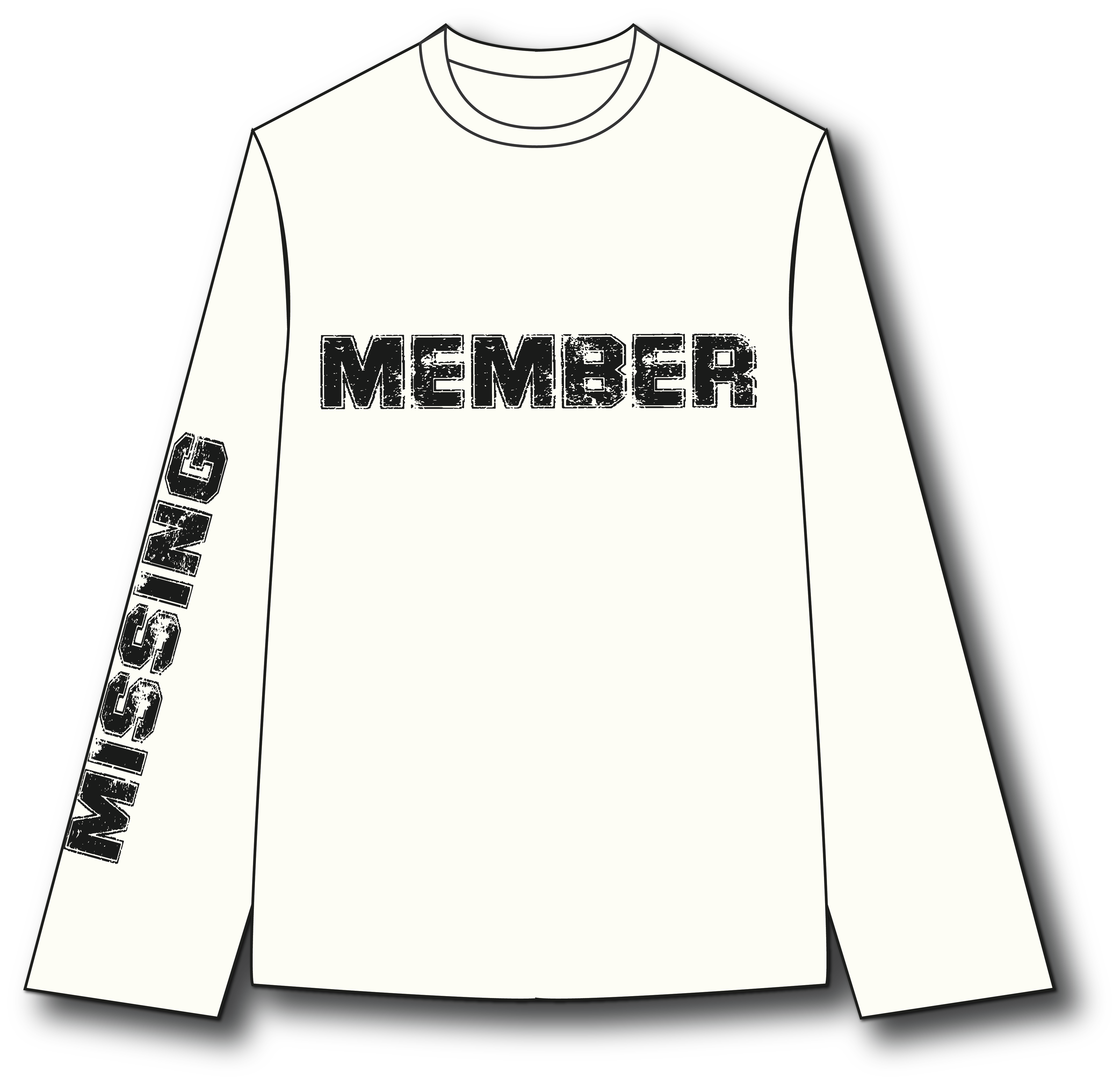The Missing Longsleeve 2.0 (Vintage White)
