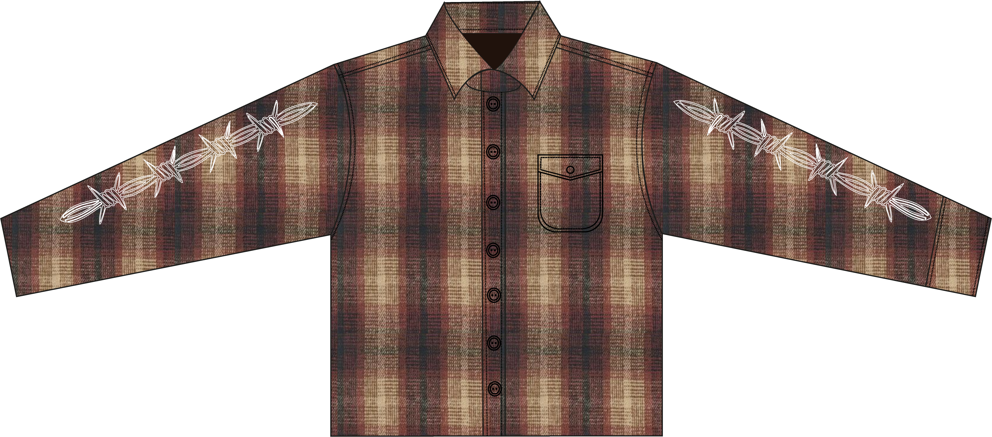 Forever Flannel (Bonded Red)