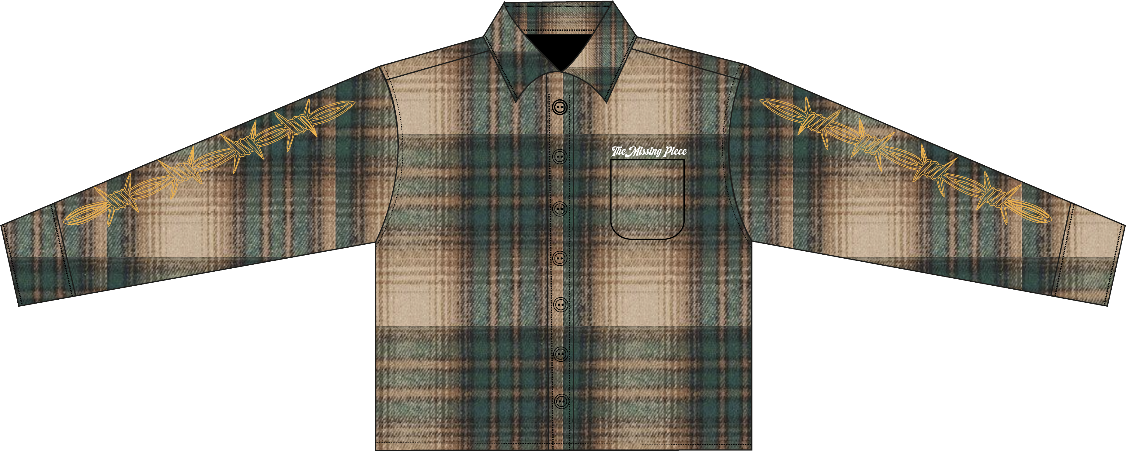 Forever Flannel (Linked Green)